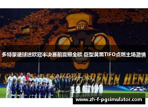 多特蒙德球迷欧冠半决赛前震撼全欧 巨型黄黑TIFO点燃主场激情